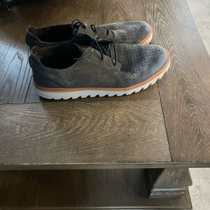 Men's Black Leather Casual Shoes